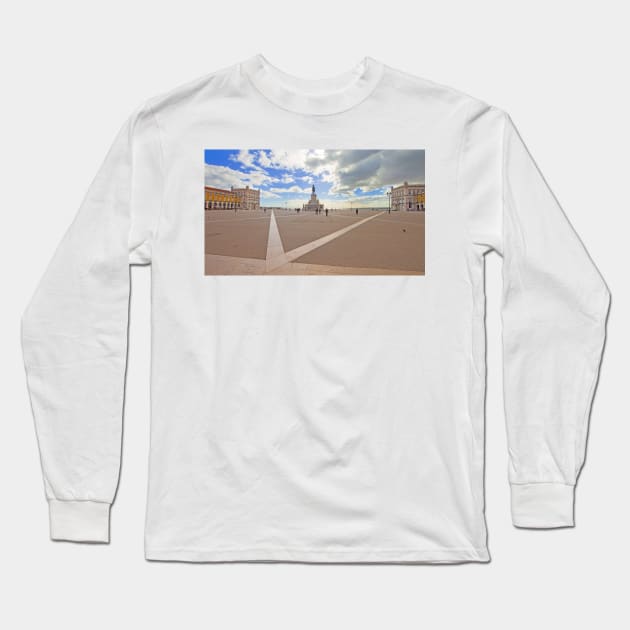 Terreiro do Paço II Long Sleeve T-Shirt by terezadelpilar